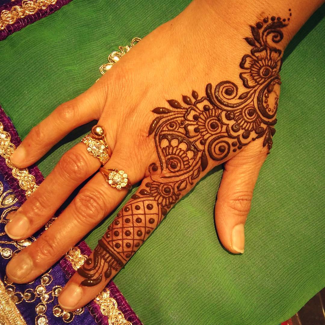 Simple Arabic Henna Mehndi Designs For Wedding - Mehndi ...