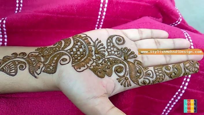 Stylish Arabic Hand Mehndi design for beginners - Mehndi Designs
